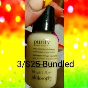 Purity Facial Cleanser NWOT Never Used 1 oz